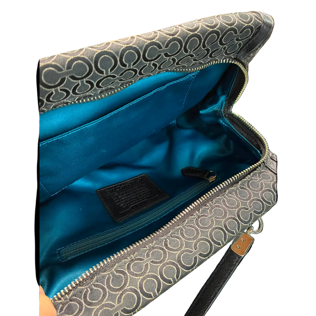 Coach Madison Op Art Pearlescent Madeline East West Satchel