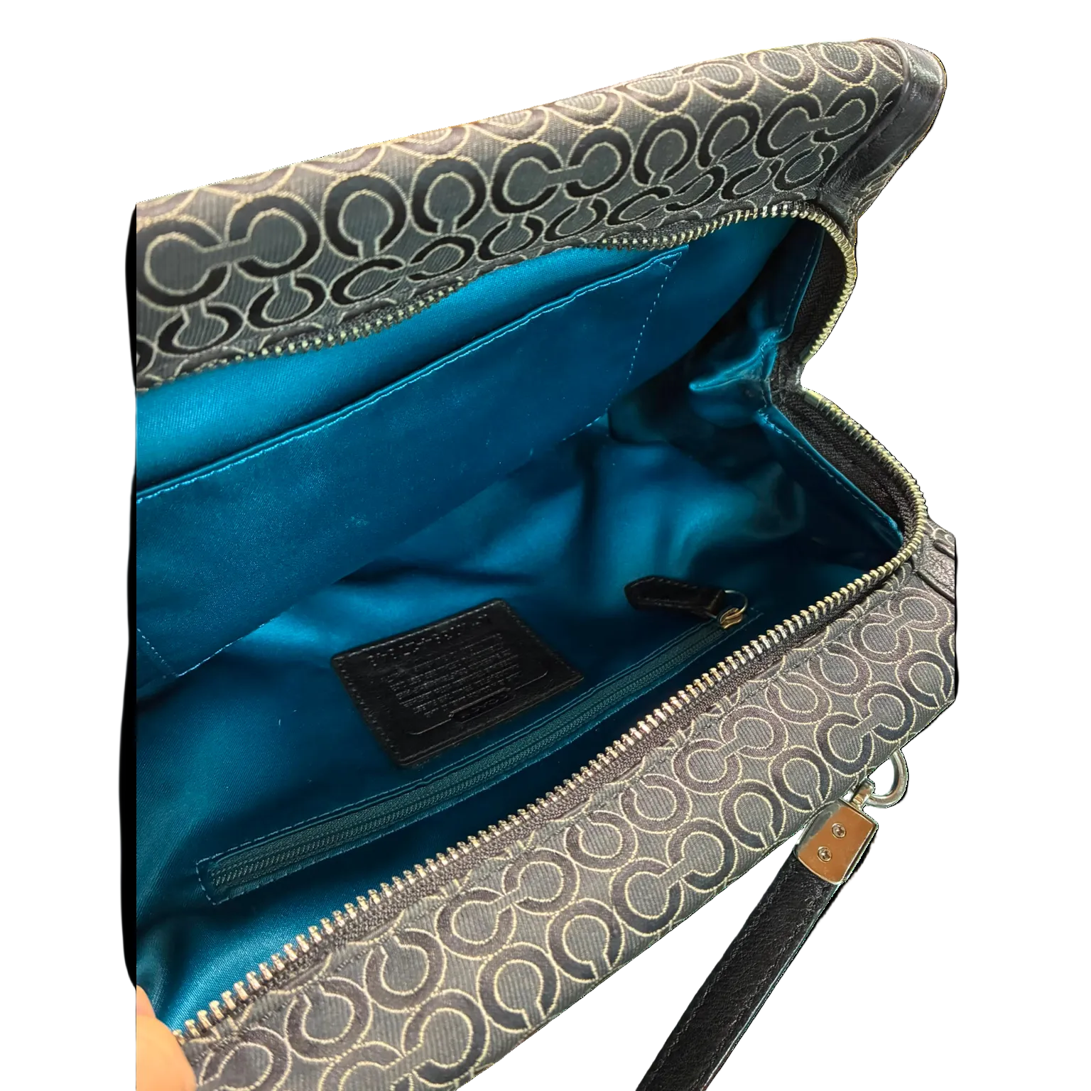 Coach Madison Op Art Pearlescent Madeline East West Satchel