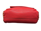 MCM 2way Leather Flapbag Red Studs