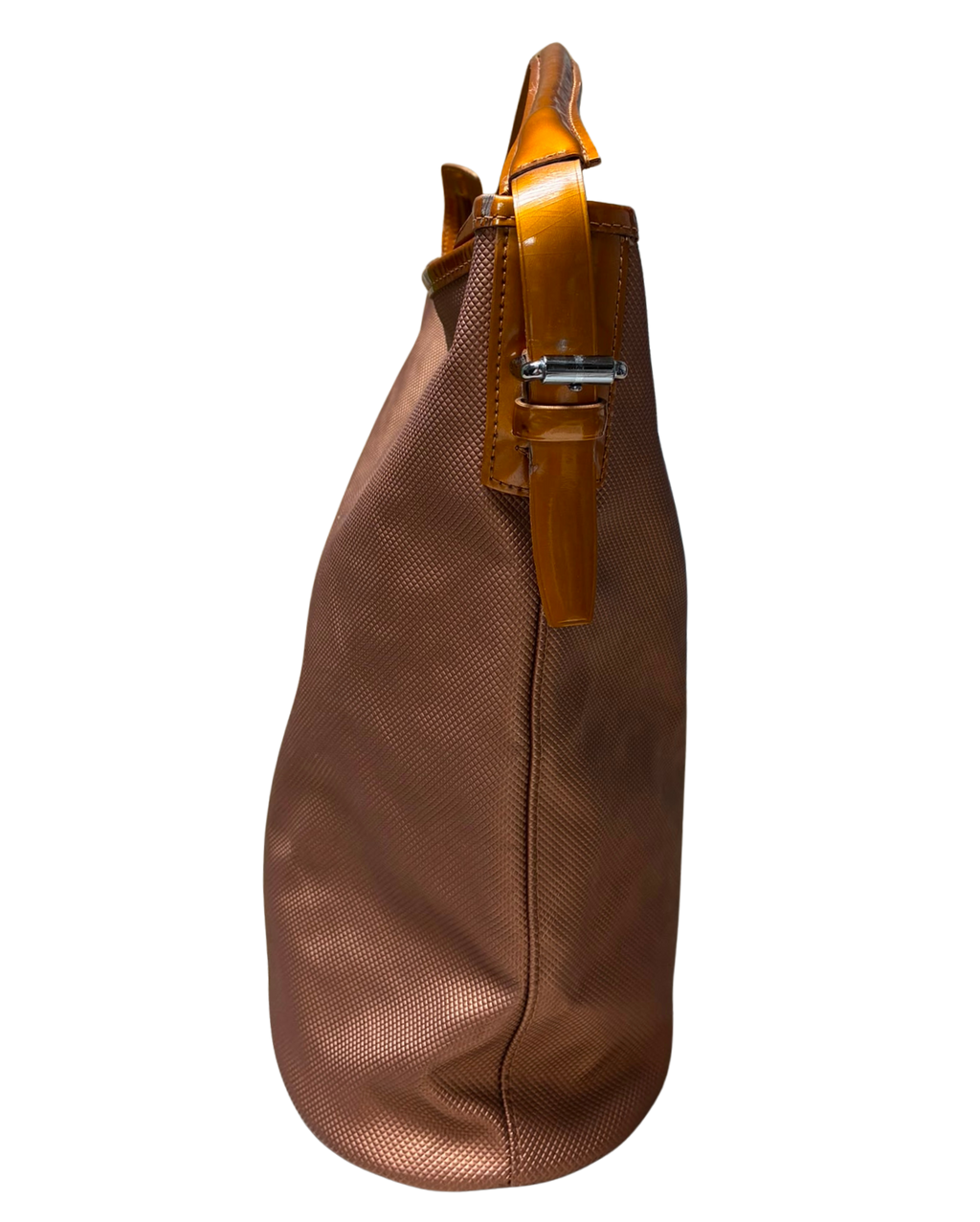 Longchamp Derby Metallic Hobo Bag Copper Bronze Color