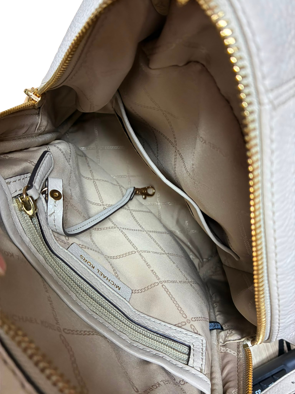 Michael Kors Rhea Medium Pebbled Leather Backpack