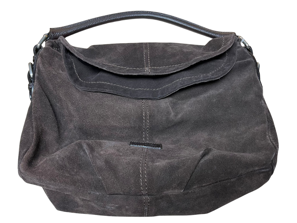 Max Mara Suede One Handle Handbag