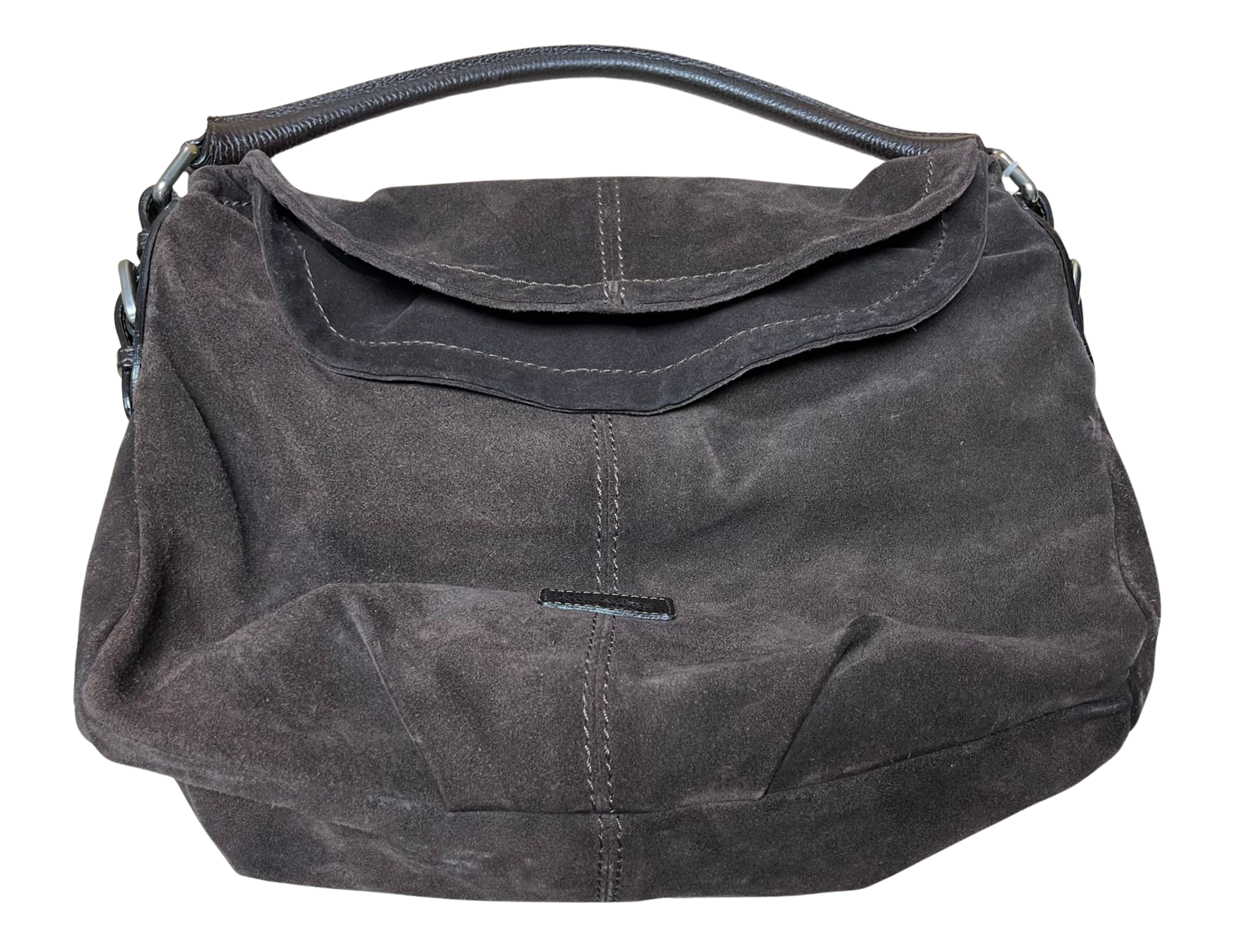 Max Mara Suede One Handle Handbag