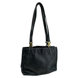 Paloma Picasso Tote Bag Black Leather