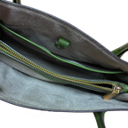 Kate Spade New York Toujours Medium Satchel Lichen Green Pebble Grain Leather