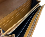 Gucci Wallet Horsebit Clasp With Bamboo Accent