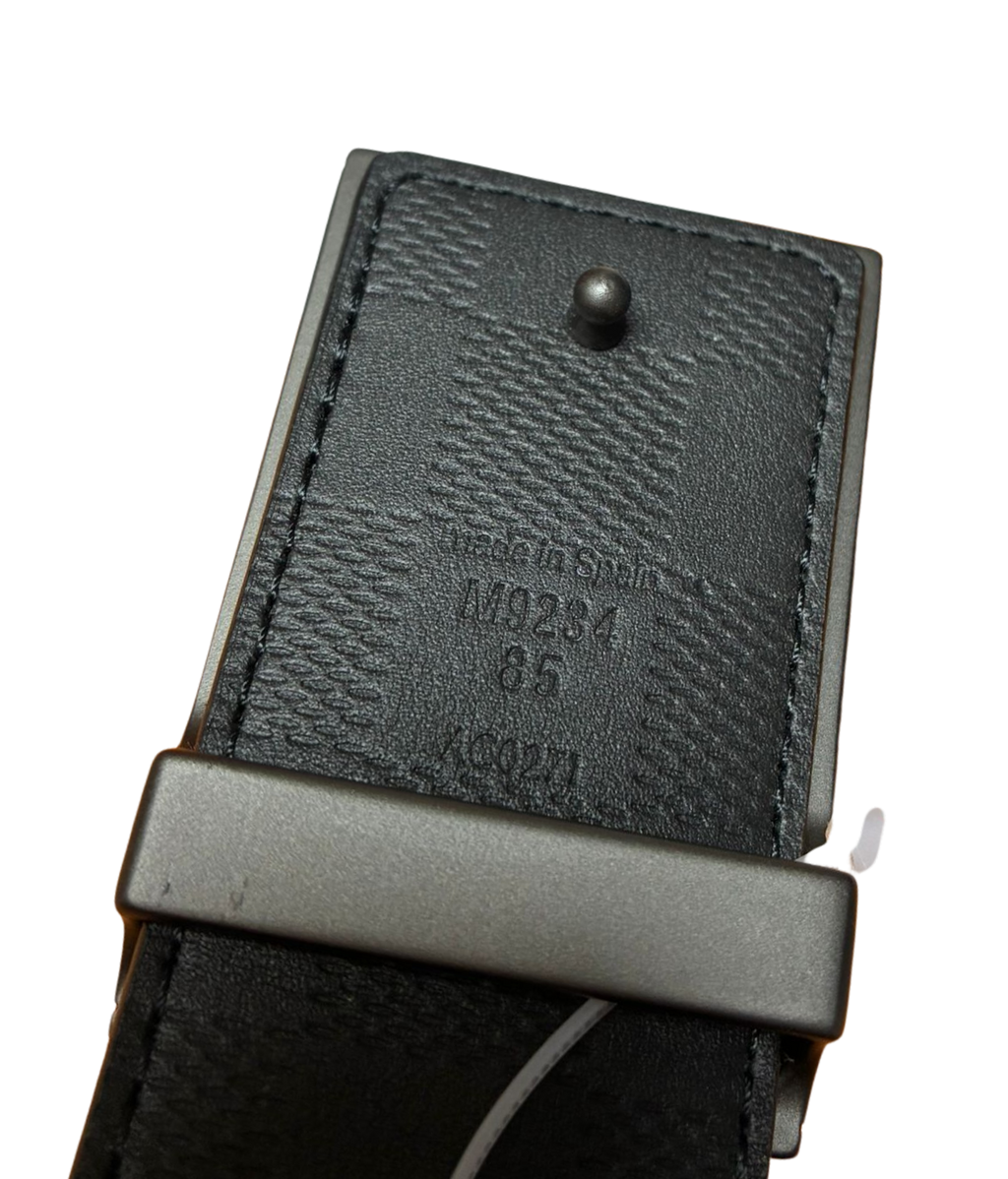 Louis Vuitton Neo Inventeur Belt Damier Graphite Canvas Ruthenium Finished Buckle