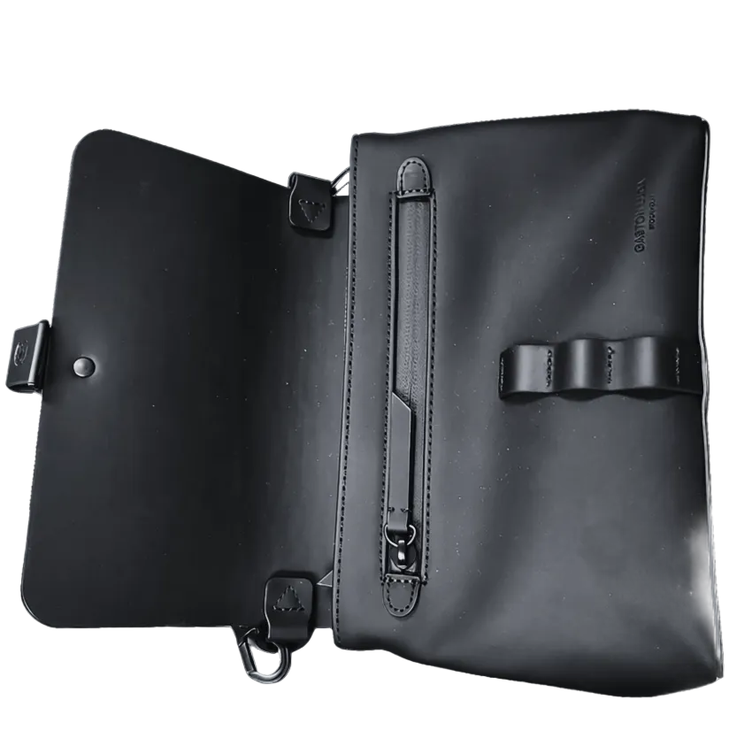 Gaston Luga Splash Crossbody Bag Black