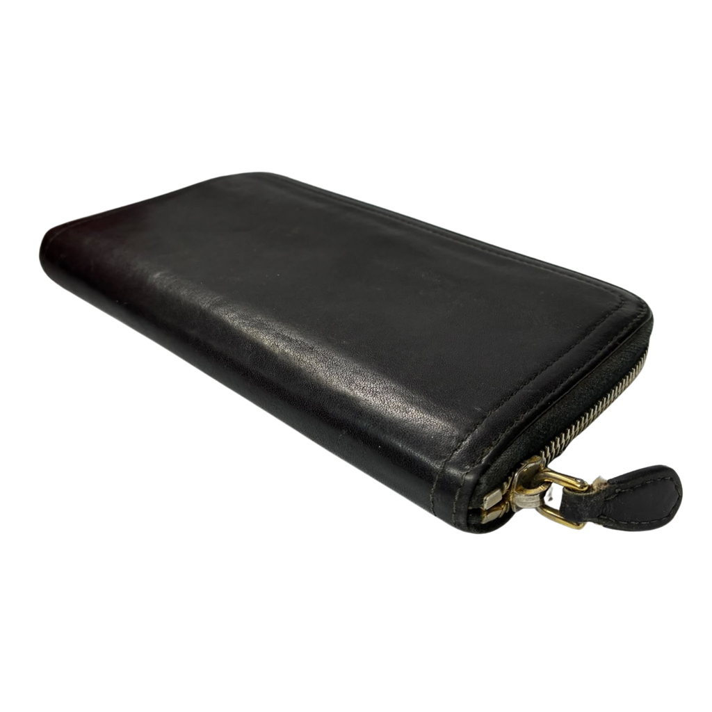 Prada 1M0506 Bi Color Zip Around Wallet