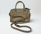 Coach Rowan Satchel Dark Stone