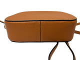 Coach Mini Serena Crossbody Bag In Crossgrain Leather Orange
