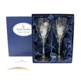 Royal Doulton, Jasmine Crystal Wine Glass, Set of 2 (Made In France)