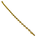 18KYG Brilliant Diamond Tennis Line Bracelet 12.3GM