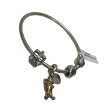 Pandora Bangle With 3 Charms 11g Silver