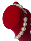 Uneven Shape White Pearl Fashion Necklace