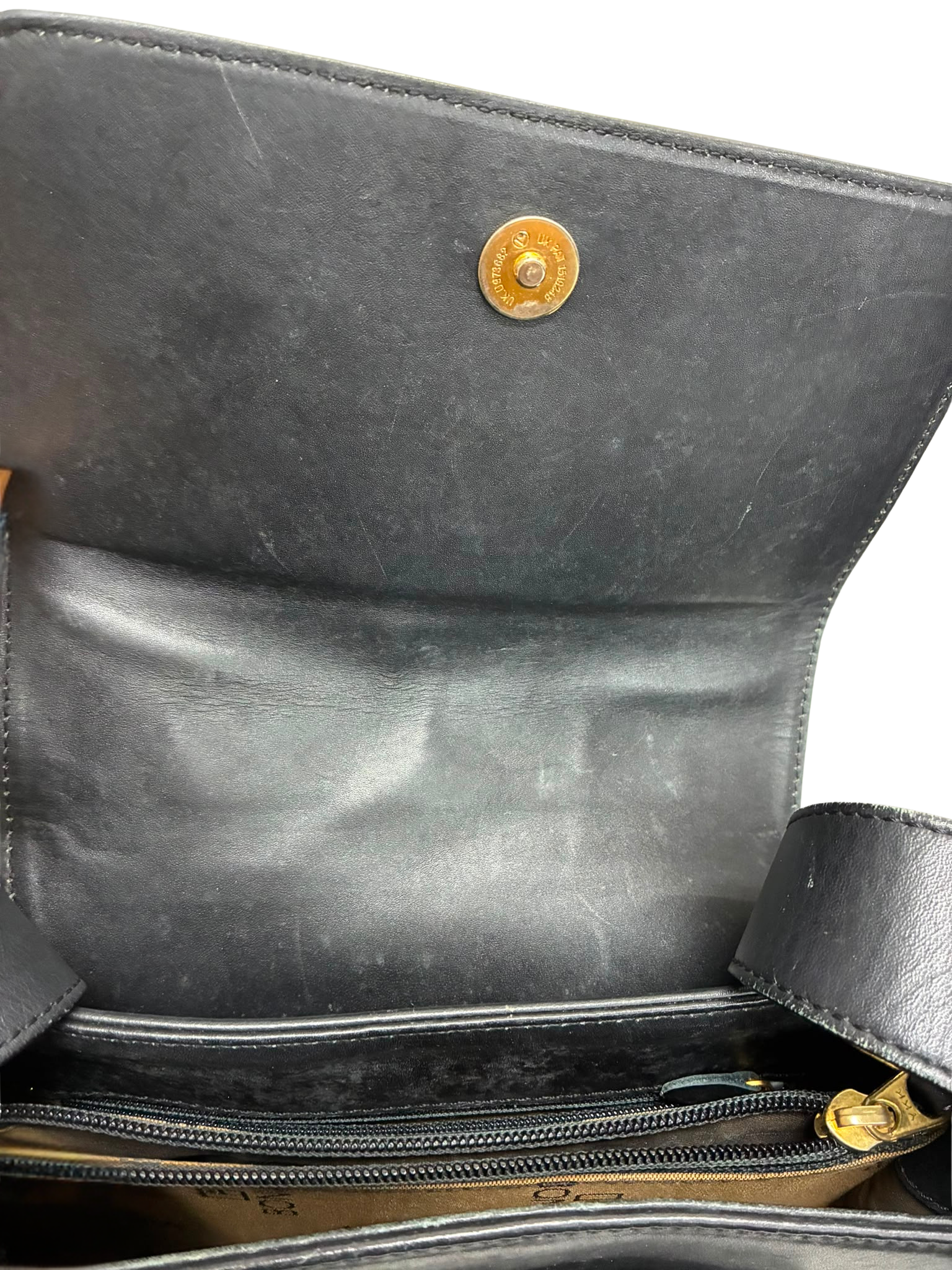 Bonia PVC Sling Bag Black