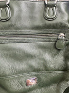 Aigner Leather Sling Bag, Green
