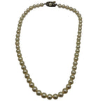 Akoya Pearl Necklace with Silver Clasp