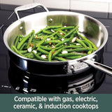 All-Clad D5 5-Ply Brushed Stainless Steel Fry Pan 8 Inch