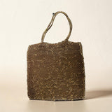 ANTEPRIMA  TOTE BAG-BRONZE GOLD WIRE MESH/SQUARE