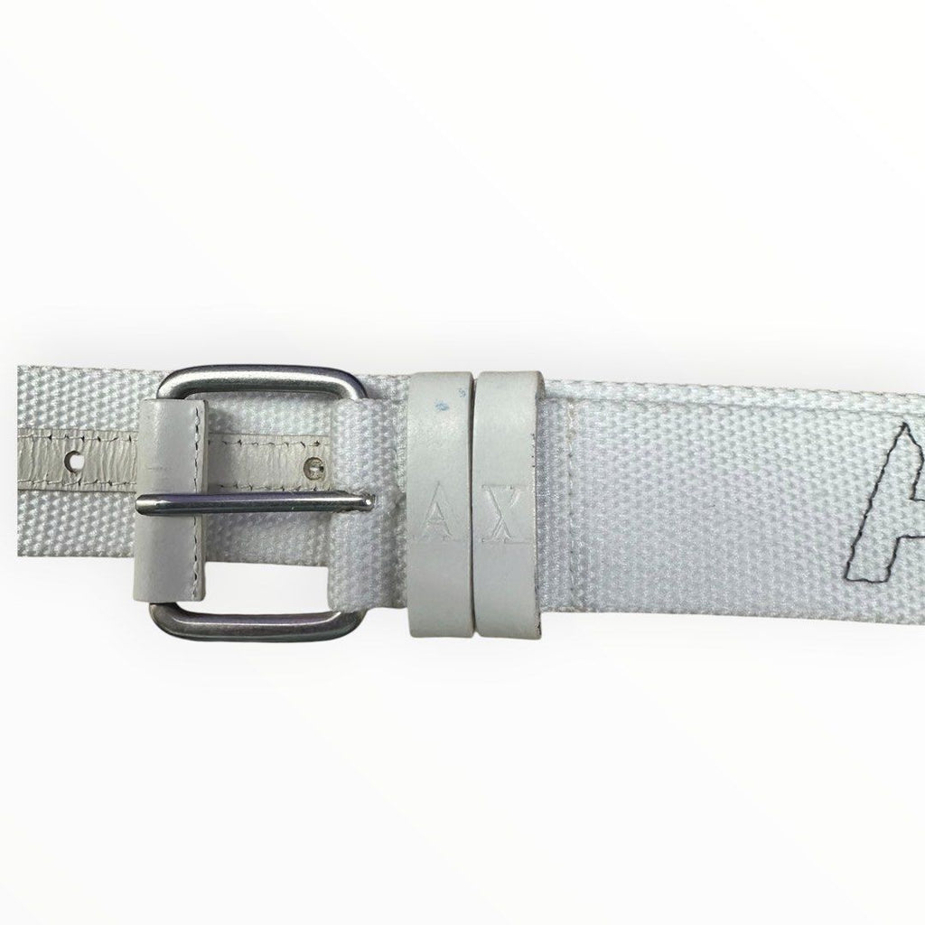 Armani Exchange White Belt