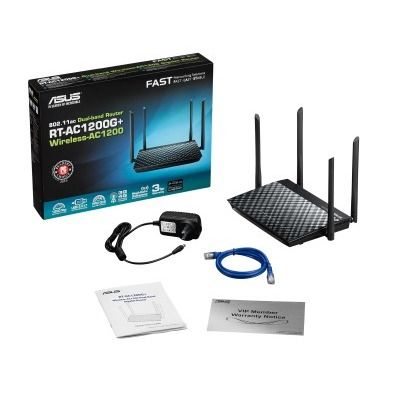 Asus RT-AC1200G+ AC1200 Dual Band WiFi Router Main image