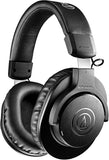 Audio Technica ATHM20xBT OverEar Professional Studio Monitor Wireless Headphones Black