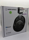 Audio Technica ATHM20xBT OverEar Professional Studio Monitor Wireless Headphones Black