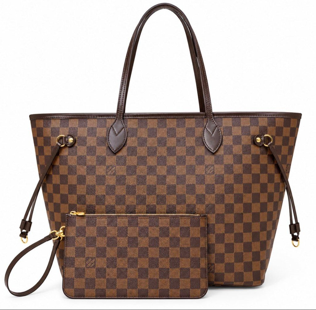 Louis Vuitton Neverfull GM Damier Ebene Tote Bag