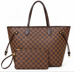 Louis Vuitton Neverfull GM Damier Ebene Tote Bag