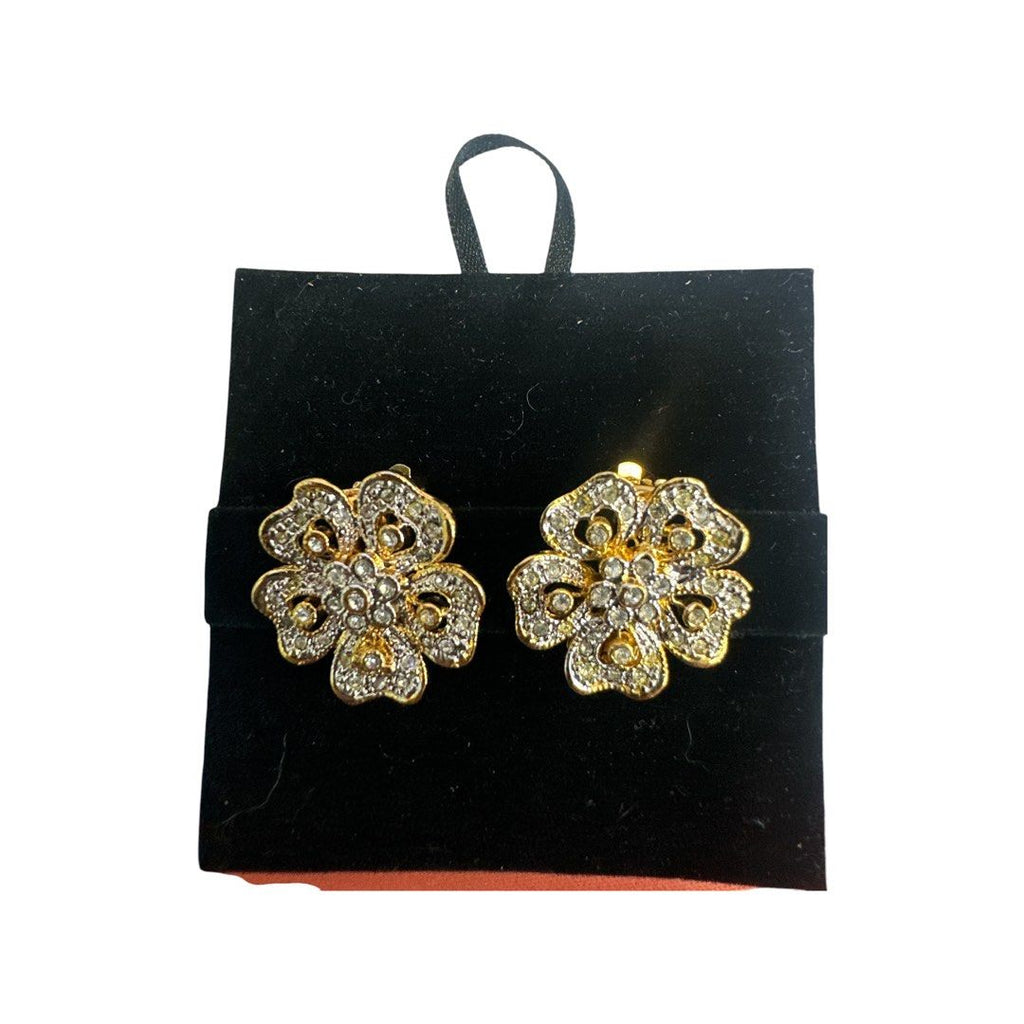 Avon Gold Tone  Floral Necklace
