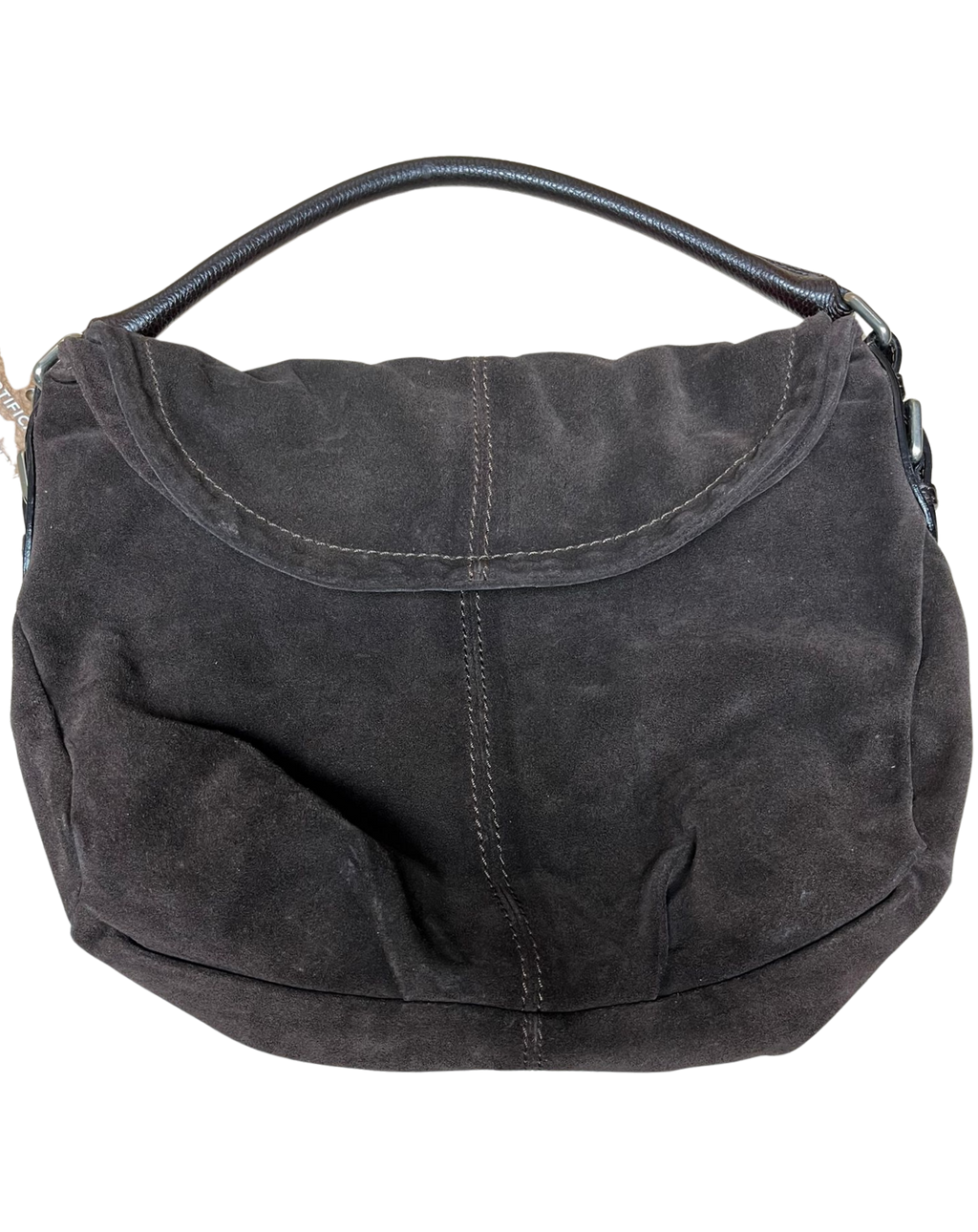 Max Mara Suede One Handle Handbag
