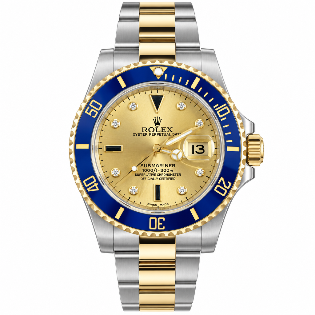 Rolex 16613 Submariner Date Mens Watch  TwoTone Oyster Bracelet
