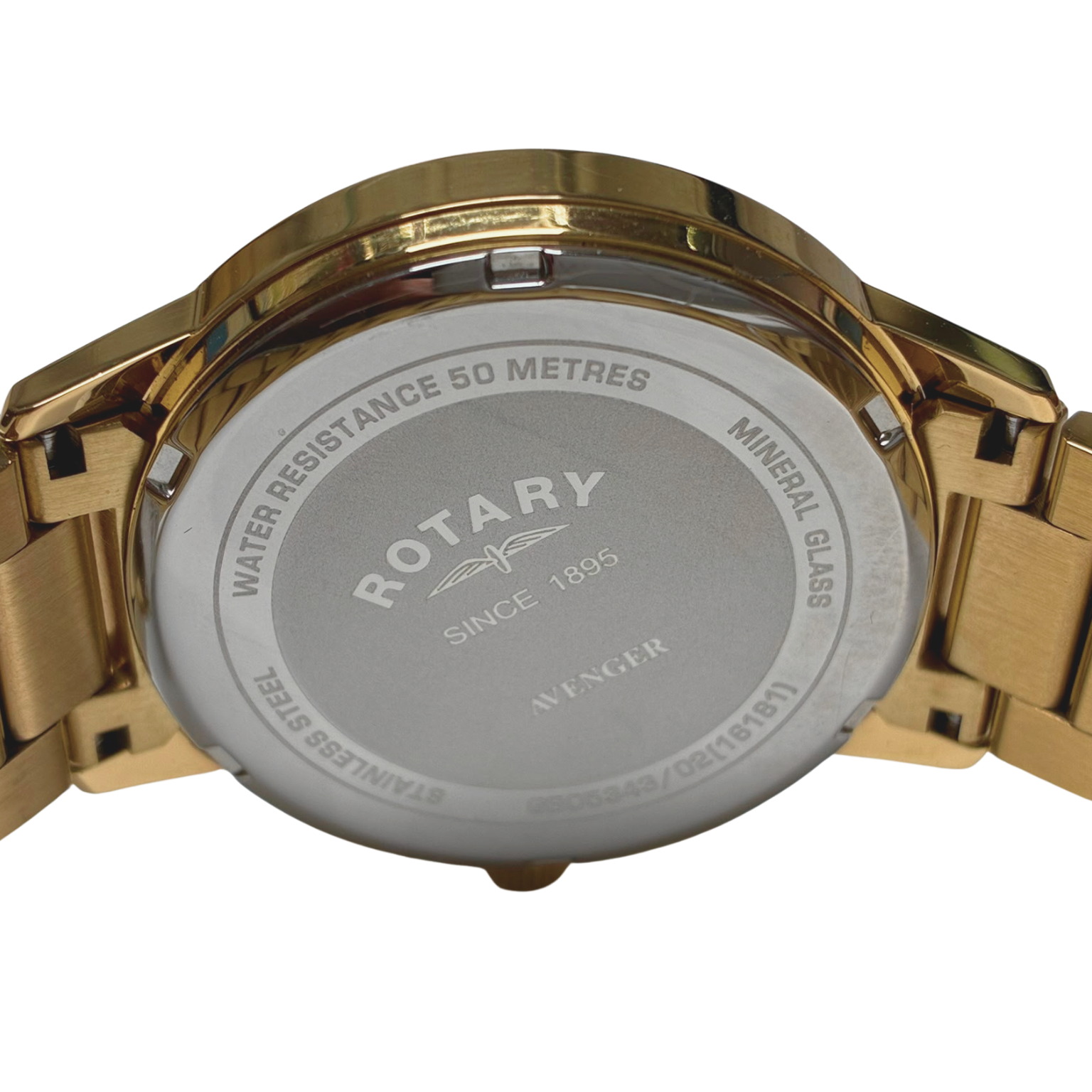 Rotary GB0534302 Avenger Gold Plated Mens Watch