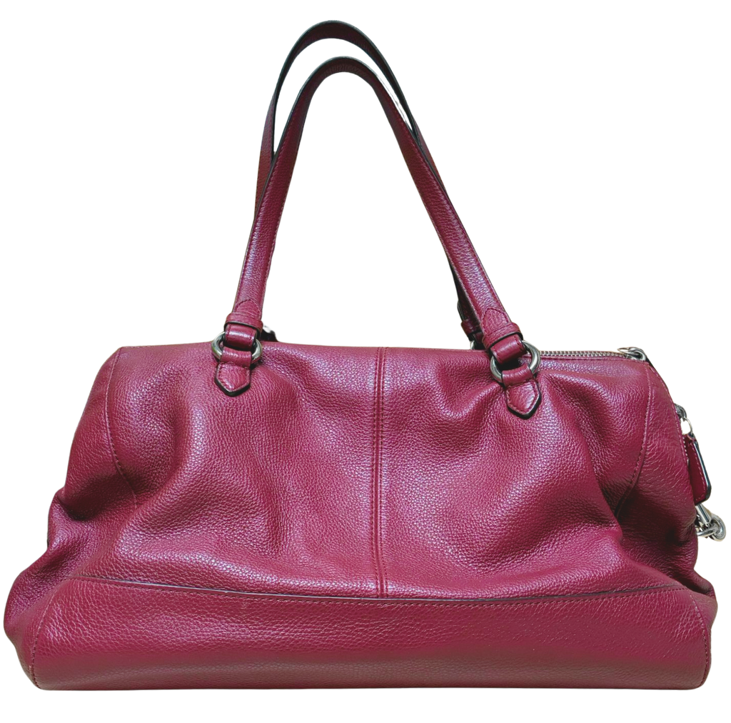 Coach Park Leather Katheryn Triple Zip Satchel