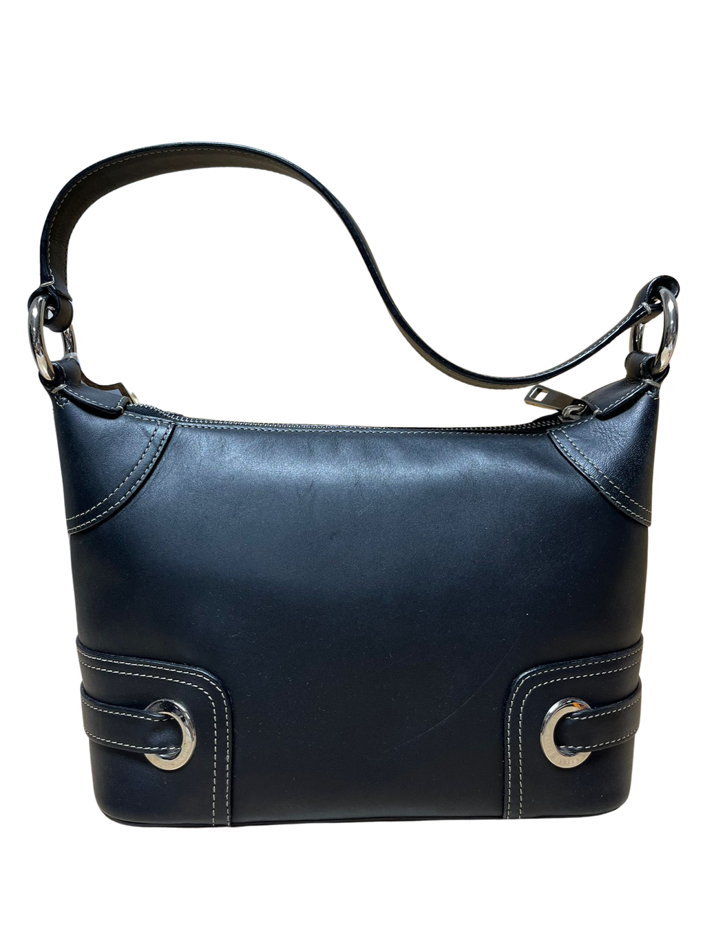 Bally Black Leather Shoulder Bag