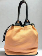 See by Chloe Pebbled Leather Bucket Drawstring Handbag