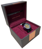 Tomaz TW003B Skeletor Automatic Watch Green Salmon Leather Strap