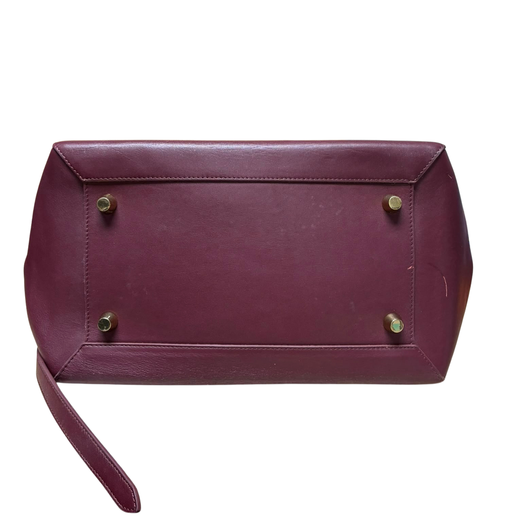 Celine Small Belt Bag Burgundy