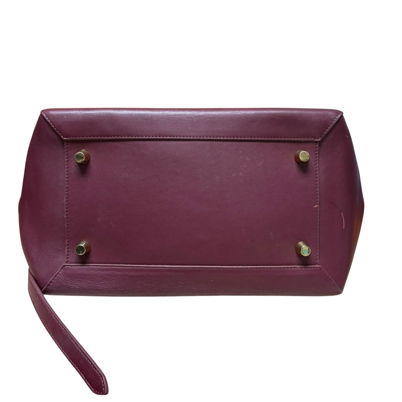 Celine Small Belt Bag Burgundy