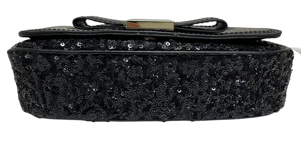 Kate Spade Primrose Hill Kaelin Sequin Evening Bag Black