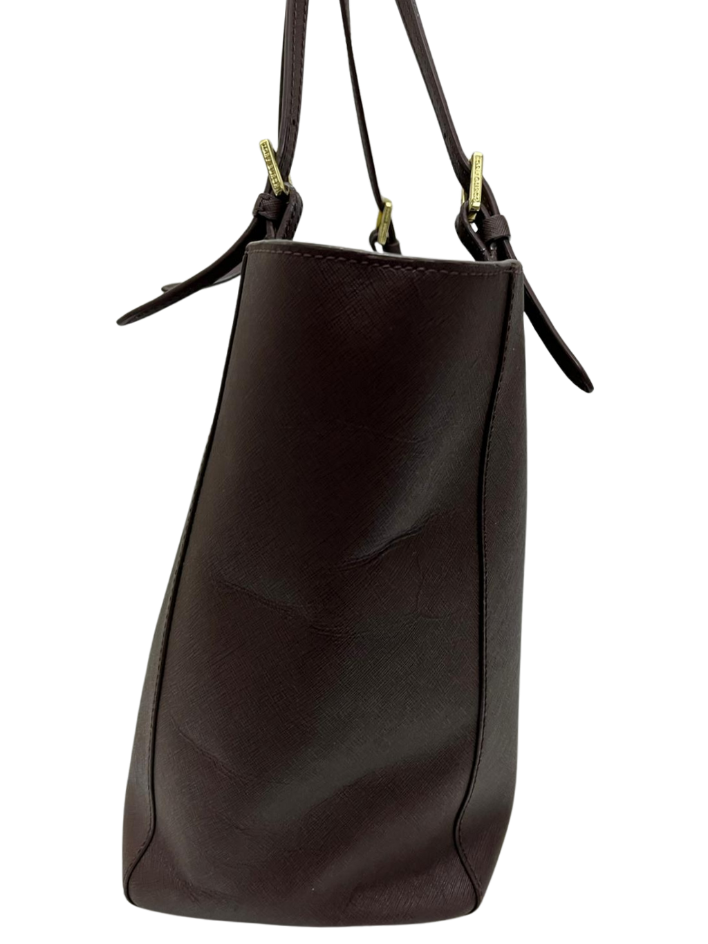 Tory Burch Leather York Buckle Tote Brown