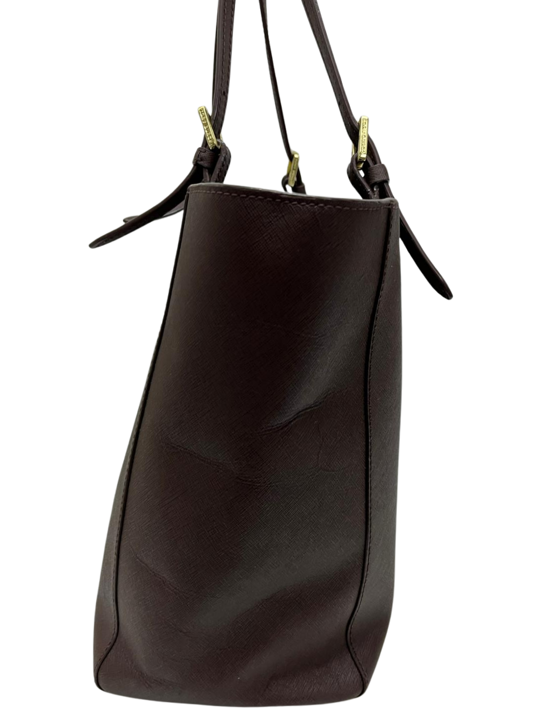 Tory Burch Leather York Buckle Tote Brown