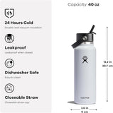 Hydro Flask 40 Oz Wide Flex Straw Cap Agave