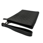 Goldlion Monogram Embossed Wristlet Pouch Clutch Bag