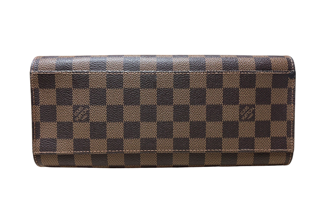 Louis Vuitton Triana Handbag Damier Ebene Canvas