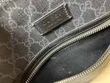 Gucci 474137 GG Black Small Messenger Bag