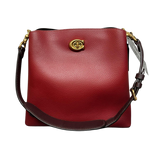 Coach Willow Bucket Bag Colorblock Polished Pebble Leather