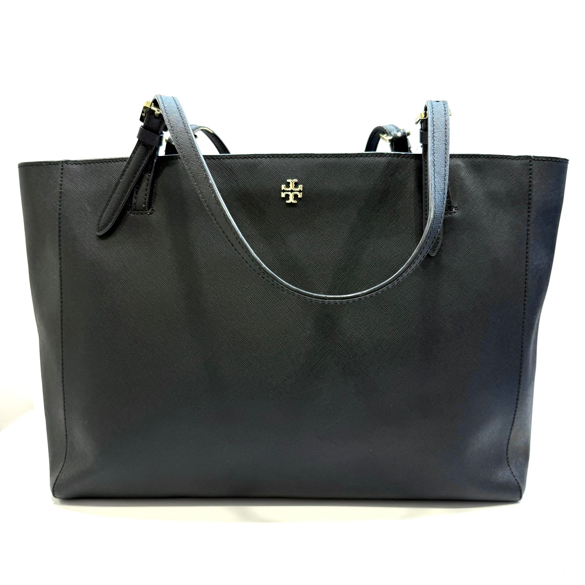Tory Burch Black Saffiano Leather Tote Bag Main image