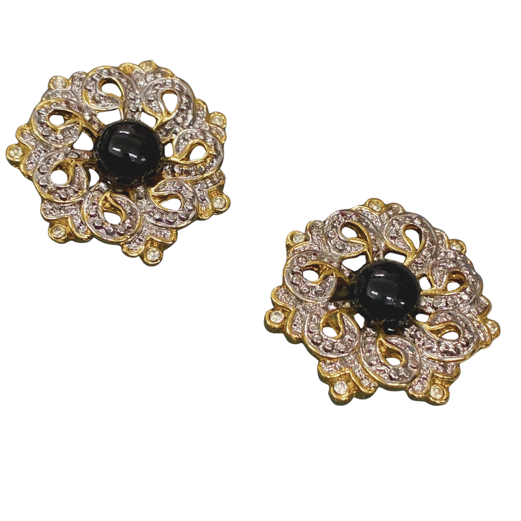 Avon Jewellery Floral Necklace And Earring Set